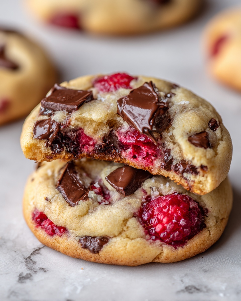 Raspberry Chocolate Chunk Cookies Recipe - Recipe Image