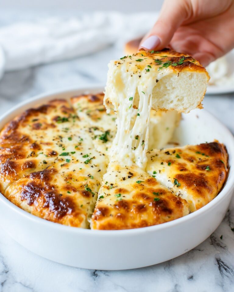 Baked Garlic Bread Dip Recipe