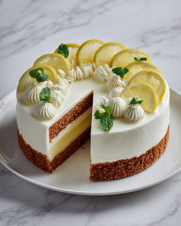 Lemon Cheesecake Cake Recipe