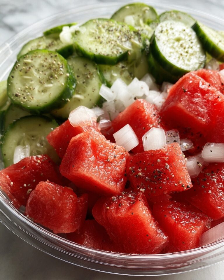 Watermelon & Pickle Snack Recipe