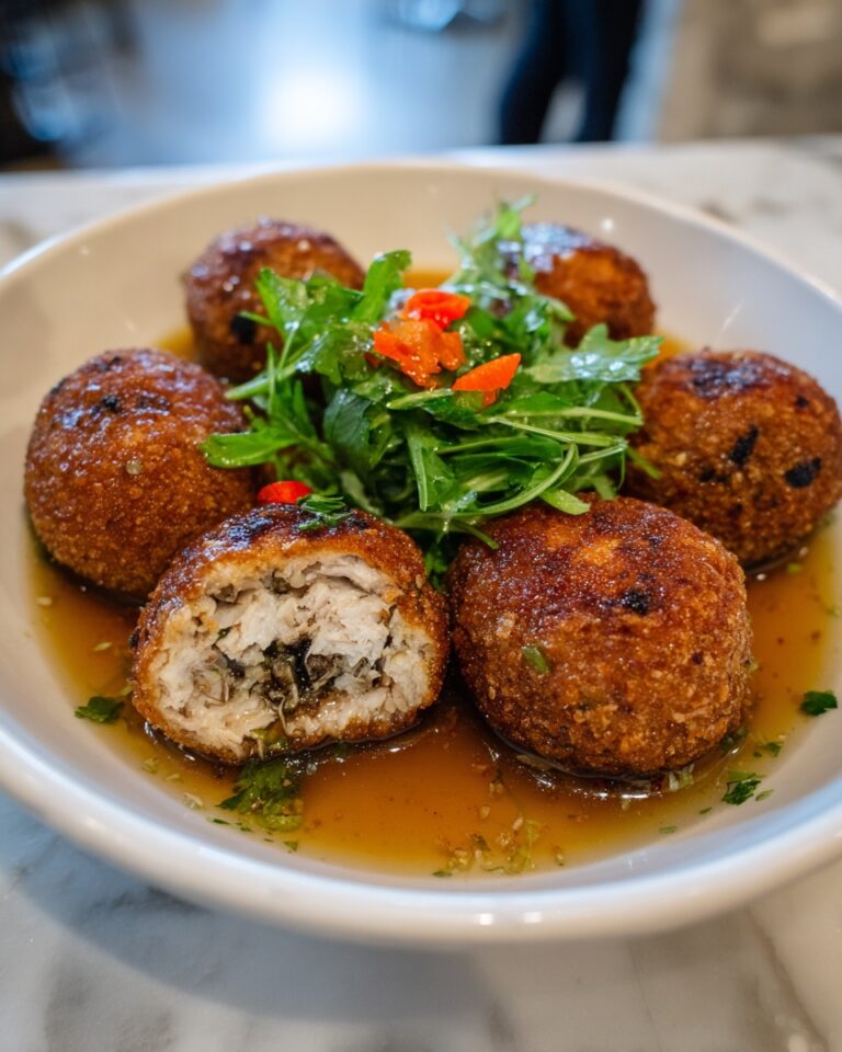 White Tuna Balls with Parmesan and Herbs Recipe