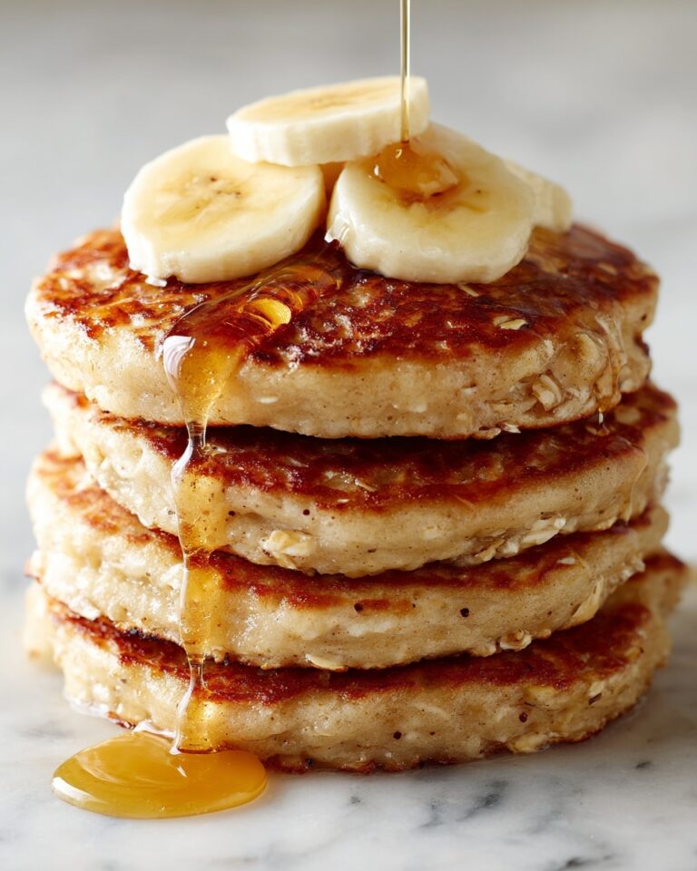 Healthy Banana Oatmeal Pancakes Recipe