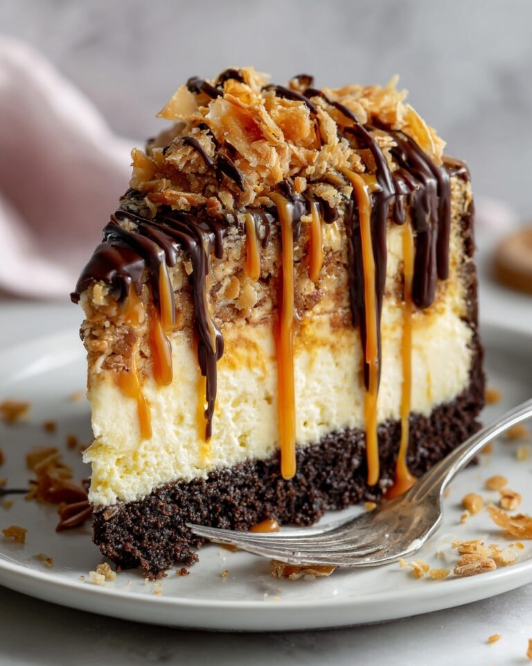 Samoa Cheesecake Recipe