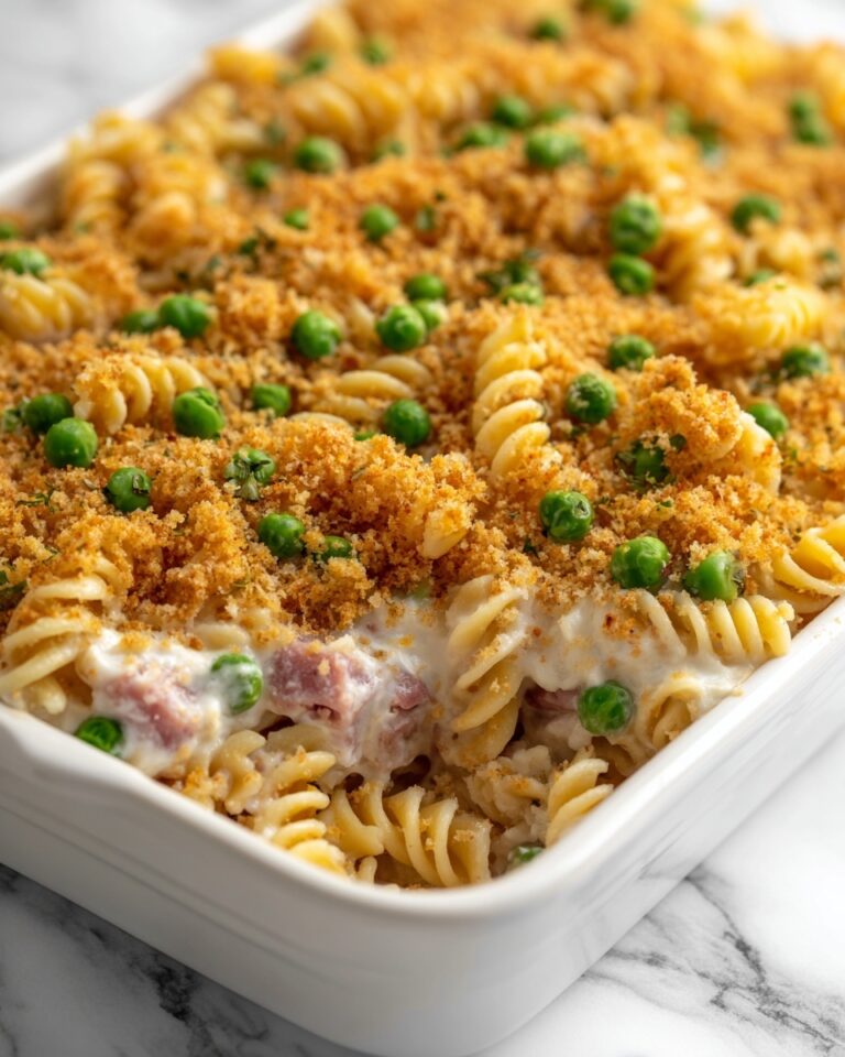 Old-Fashioned Tuna Noodle Casserole Recipe