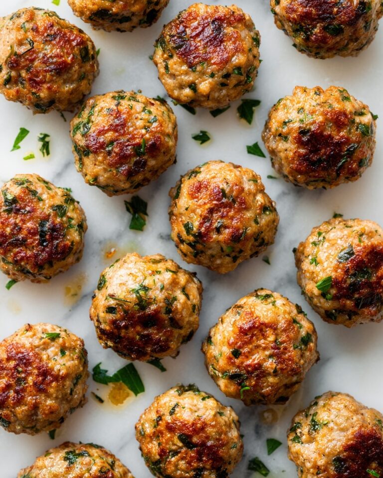 Italian-Style Chicken Meatballs Recipe
