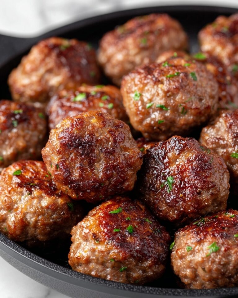 Juicy Air Fryer Beef Meatballs Recipe