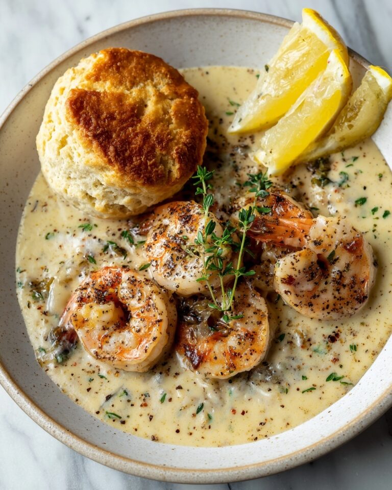 Creamy Shrimp and Parmesan Biscuits Recipe