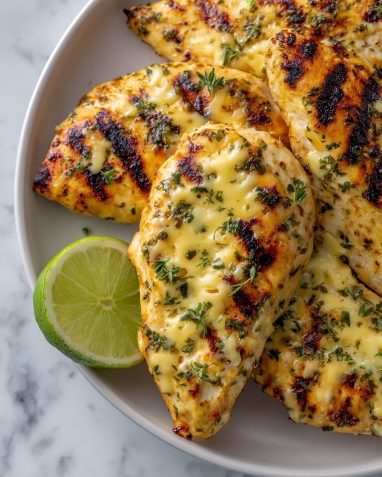 Grilled Salsa Verde Chicken with Pepper Jack Recipe
