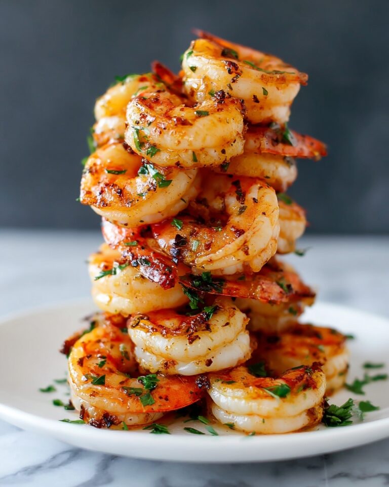 Garlic Butter Shrimp Stack Recipe