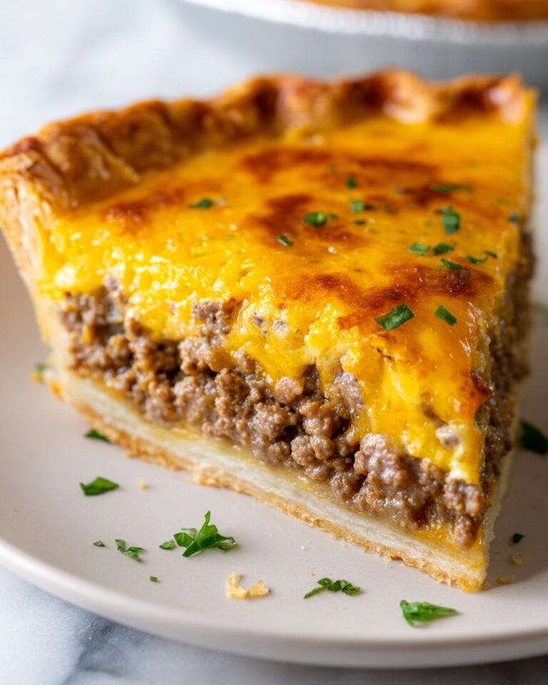 Classic American Cheeseburger Pie Recipe