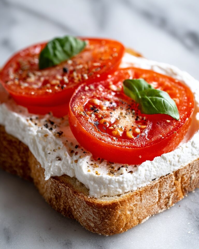 Ricotta & Tomato Sourdough Toast Recipe