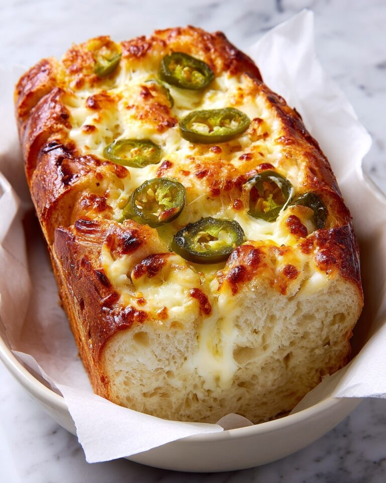 Cheddar Jalapeño Pull Apart Bread Recipe