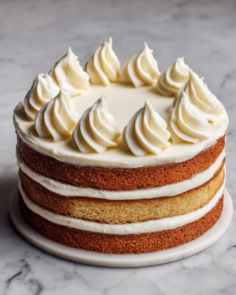 Fantastic Vanilla Velvet Cake with Creamy Frosting Recipe