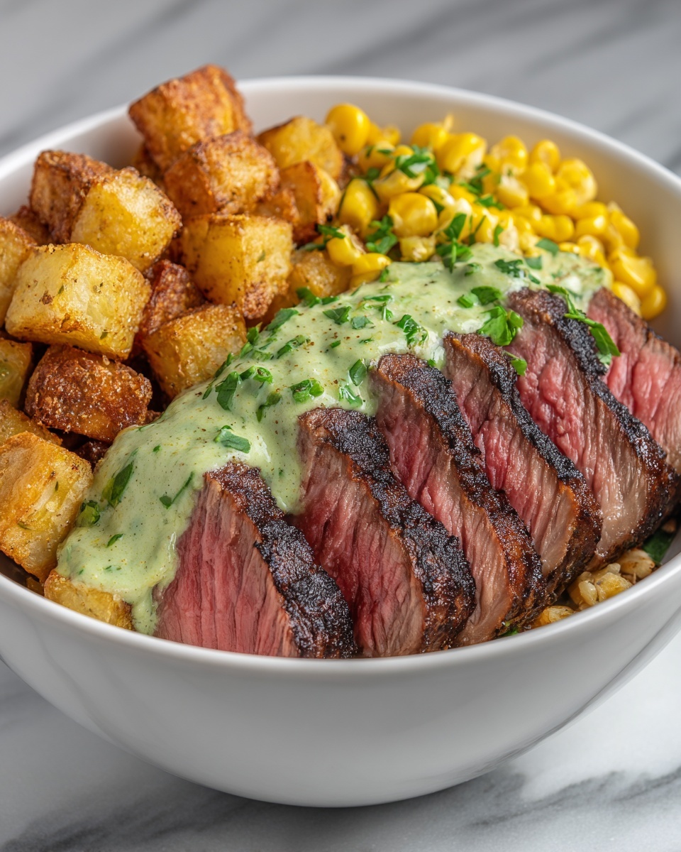 Steak Avocado Corn Bowl Recipe - Recipe Image