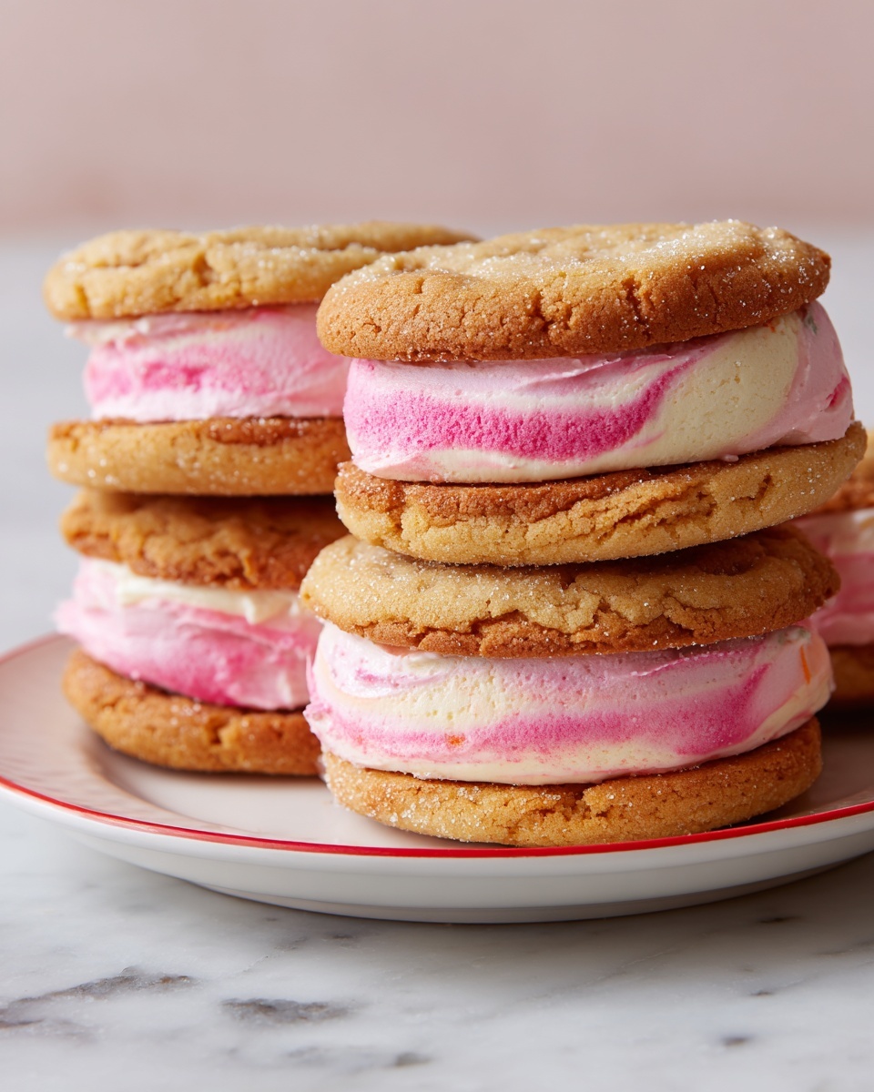 Lemon Strawberry Cheesecake Sandwich Cookies Recipe - Recipe Image