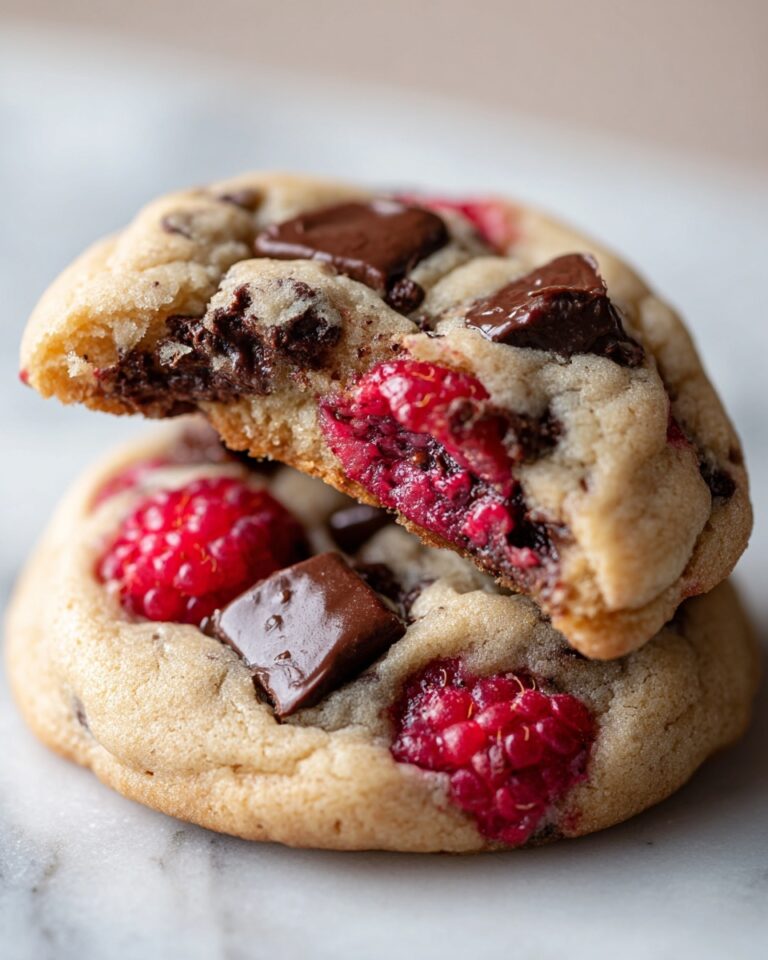 Raspberry Chocolate Chunk Cookies Recipe
