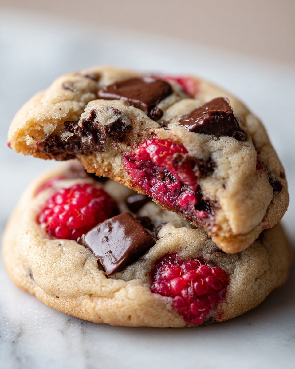 Raspberry Chocolate Chunk Cookies Recipe - Recipe Image