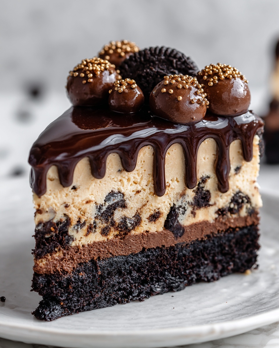 Cookie Dough Brownie Cake Recipe - Recipe Image