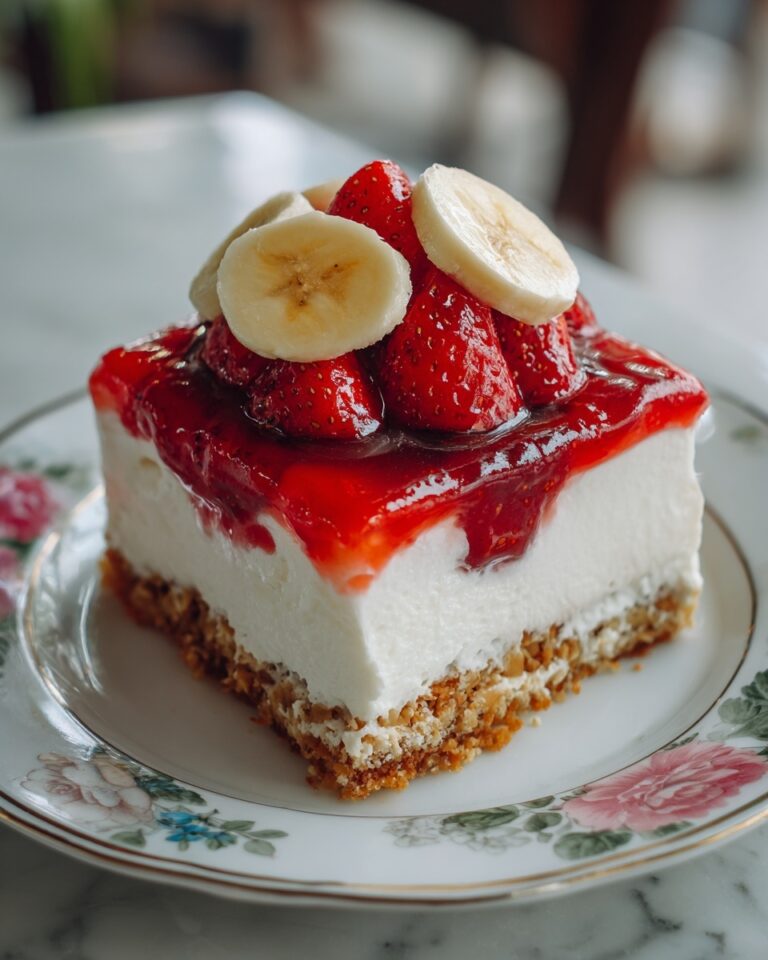 Strawberry Banana Cream Dessert Recipe