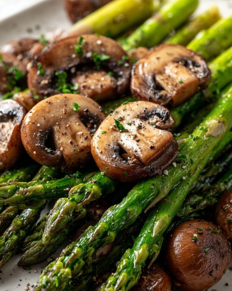 Sautéed Asparagus and Mushrooms Recipe