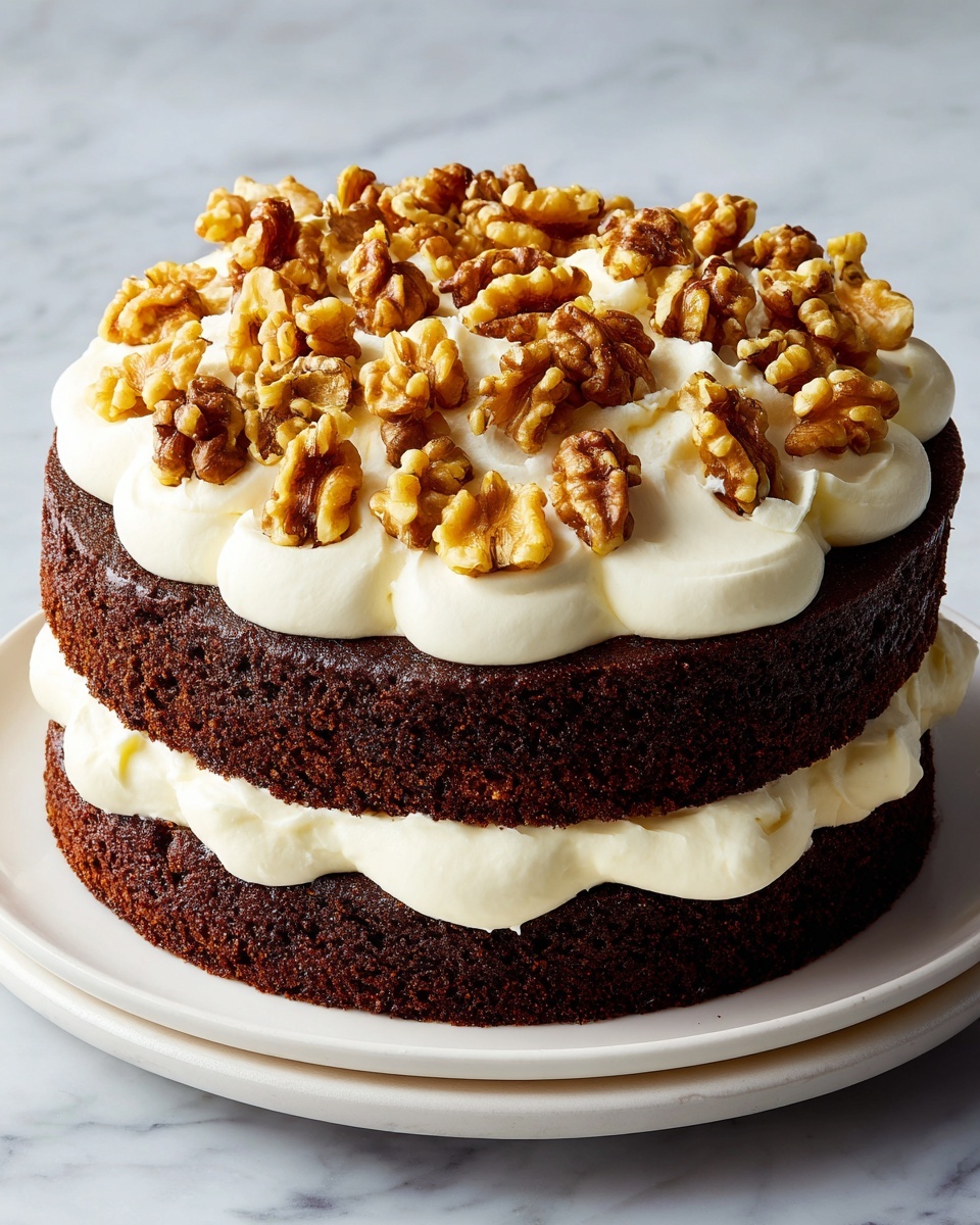Carrot Walnut Cake Recipe - Recipe Image