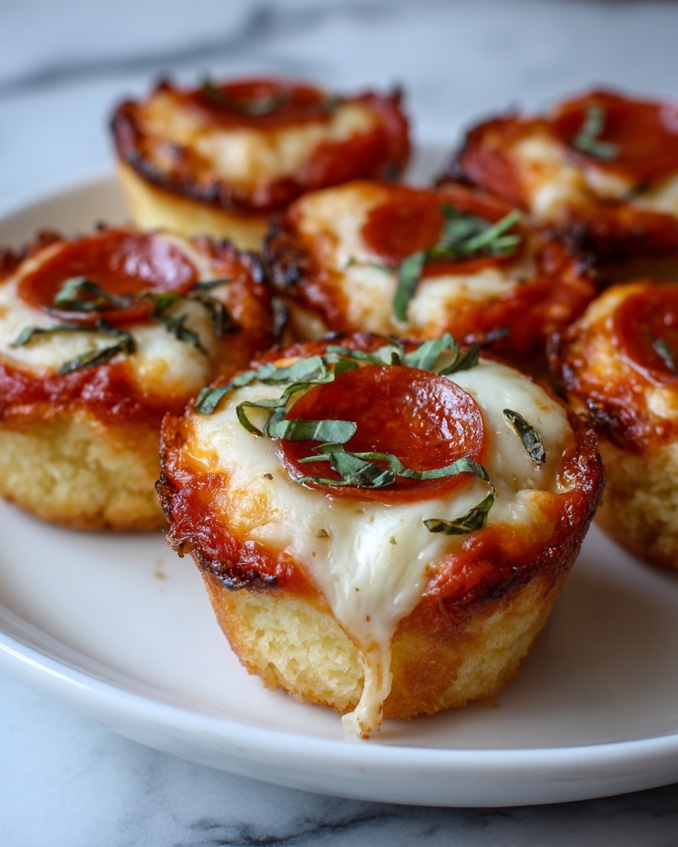 Deep Dish Pizza Cupcakes Recipe - Recipe Image