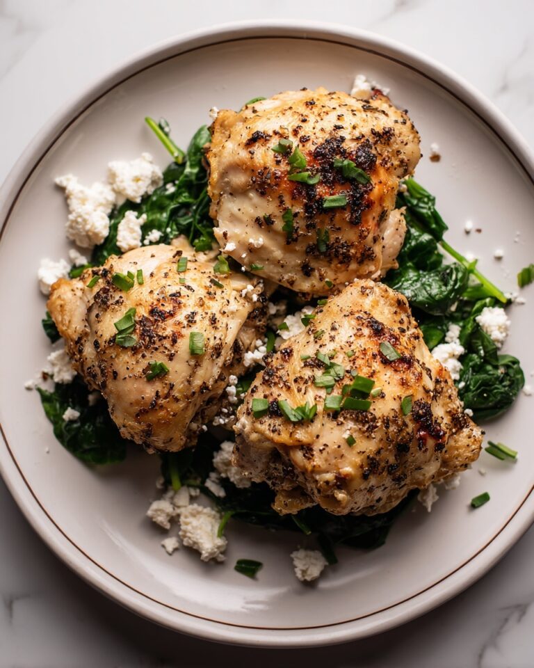 Easy Chicken Breast with Feta and Spinach Recipe