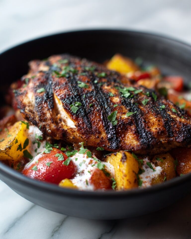 Honey Mustard Glazed Chicken with Roasted Vegetables Recipe