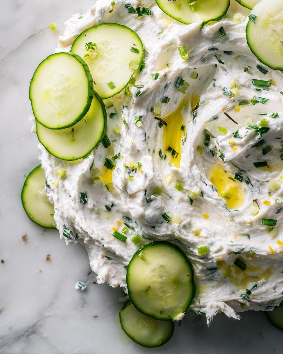 Cucumber Cream Cheese Spread Recipe - Recipe Image