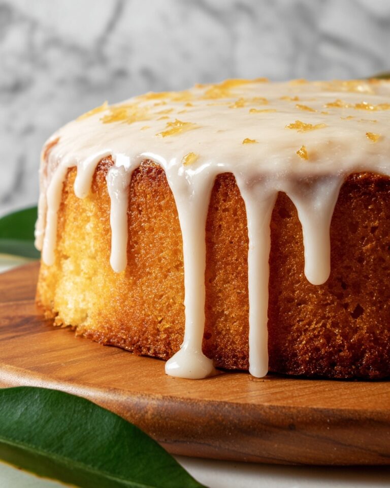 Carrot Pound Cake with Cream Cheese Glaze Recipe