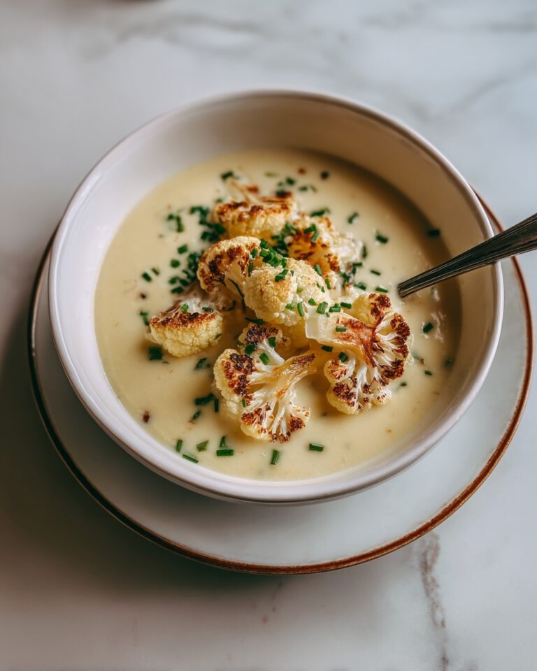 Roasted Cauliflower Soup Recipe