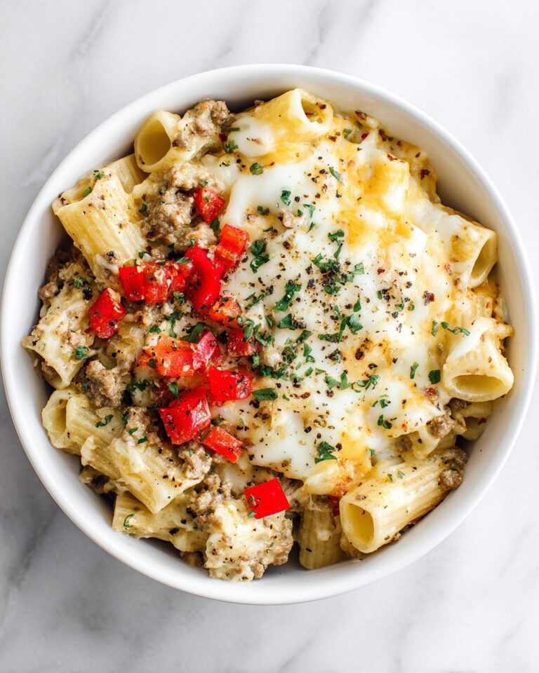 Classic Philly Cheesesteak Pasta Recipe