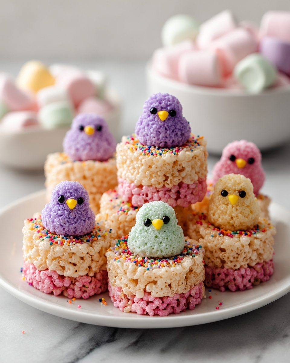Peeps Rice Krispie Treats Recipe - Recipe Image