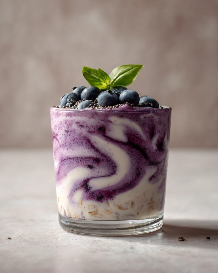 Blueberry Cheesecake Overnight Oats Recipe