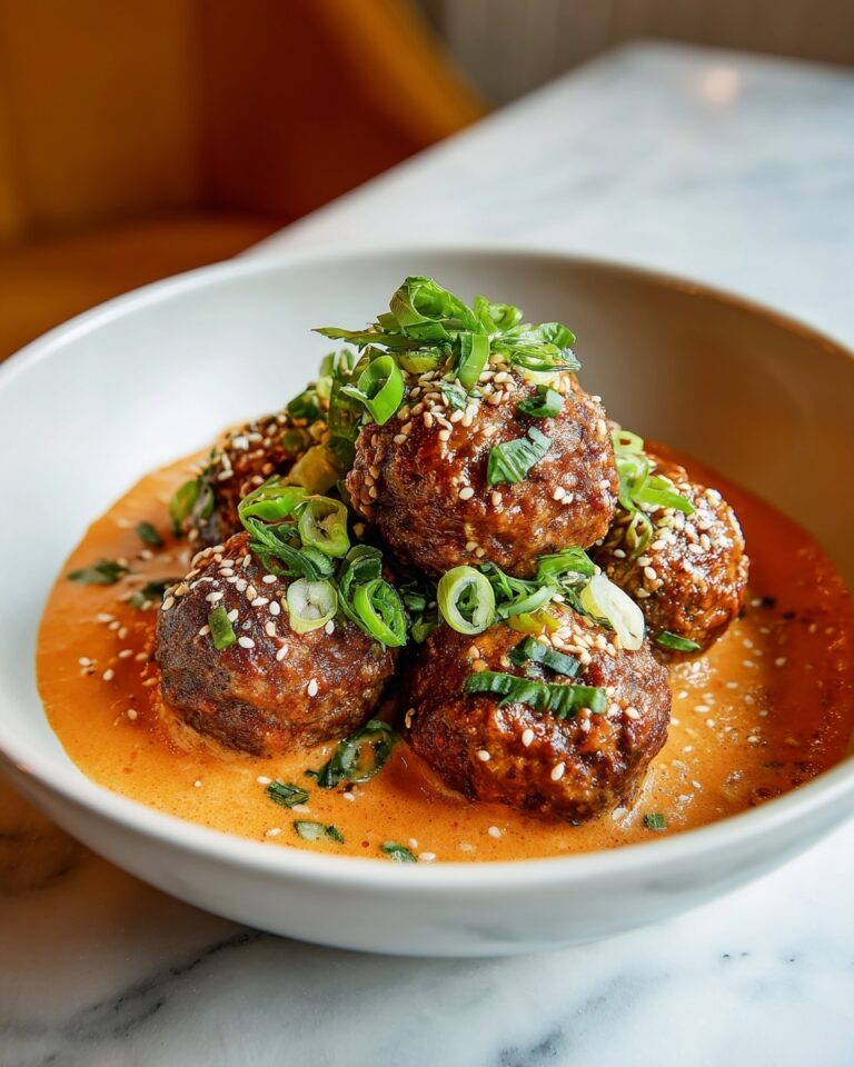 Korean BBQ Meatballs with Spicy Mayo Dip Recipe