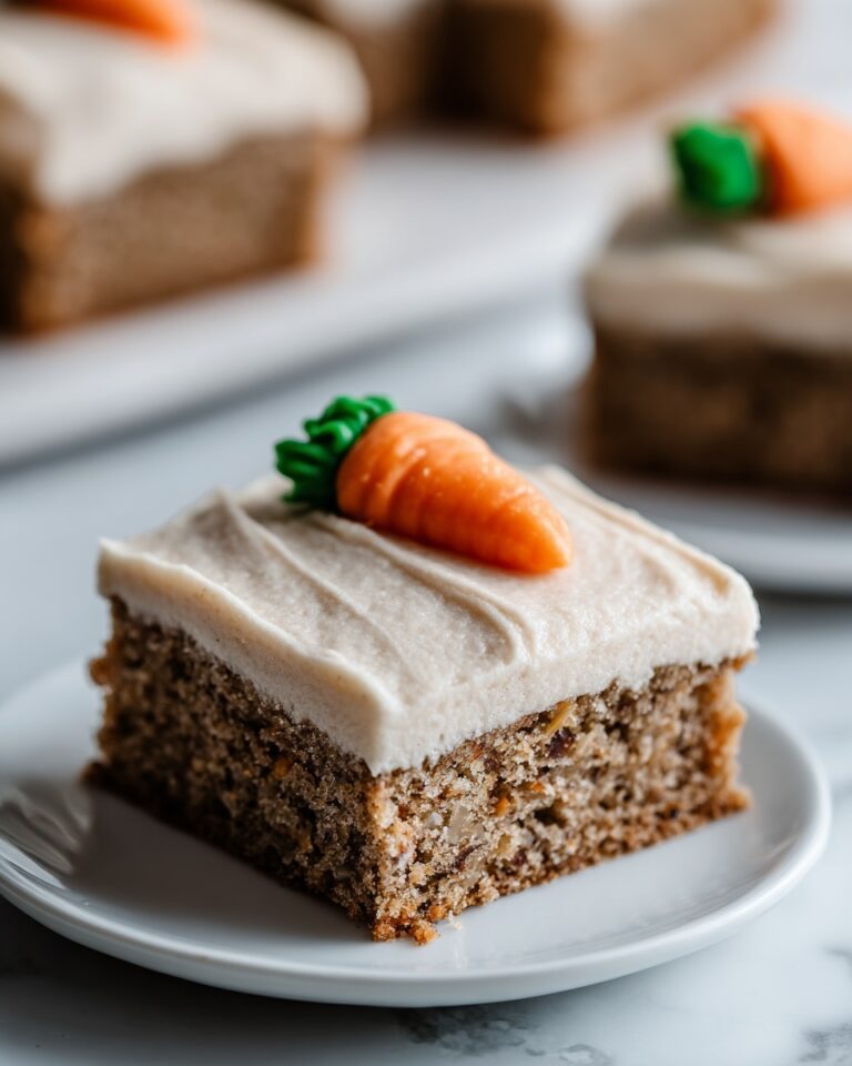 Carrot Cake Bars with Browned Butter Cream Cheese Frosting Recipe
