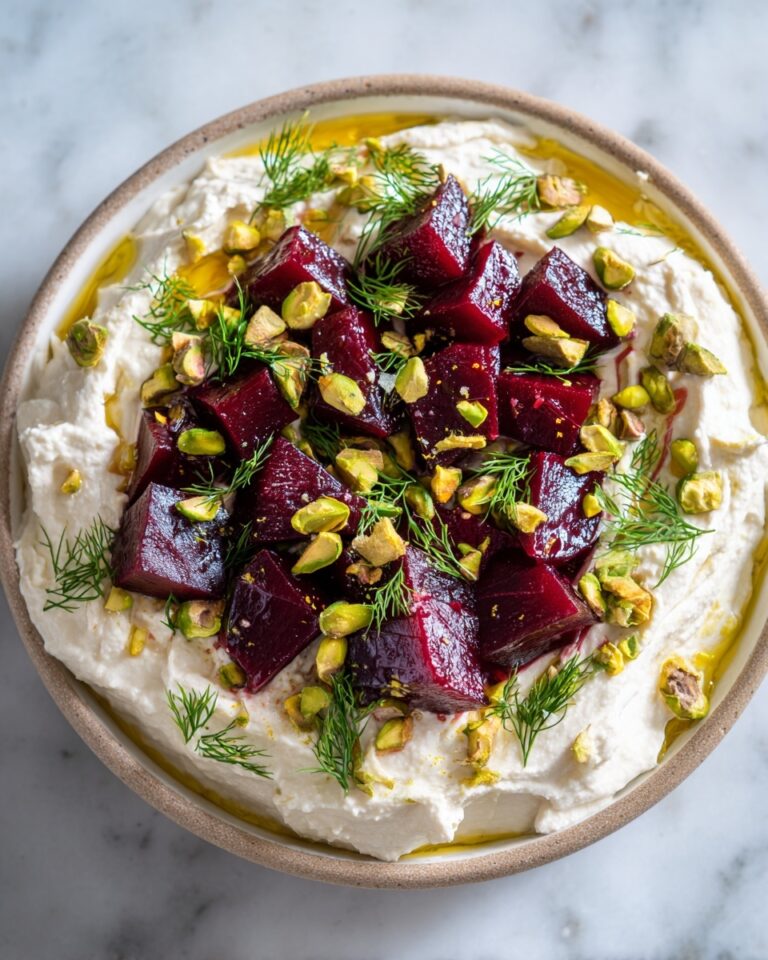 Whipped Feta with Beetroot, Dill & Pistachios Recipe