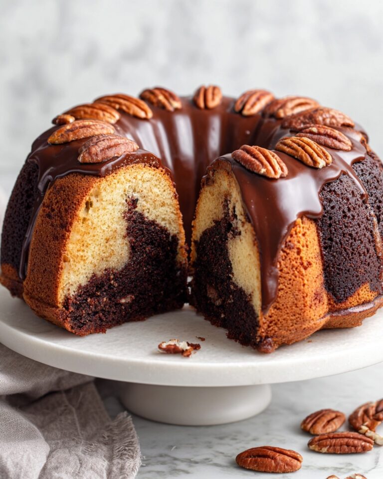 Decadent German Chocolate Pecan Pound Cake Recipe