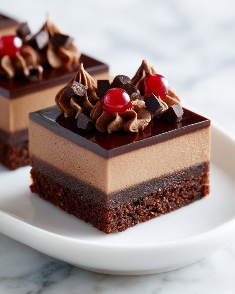 Triple Chocolate Mousse Cake Recipe