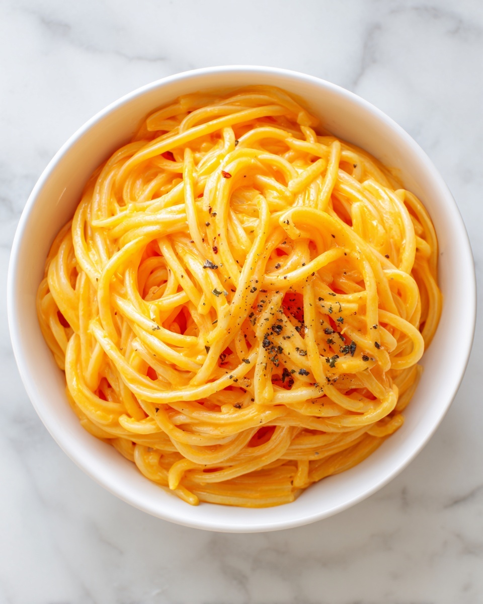 Creamy Red Pepper Alfredo Sauce Recipe - Recipe Image