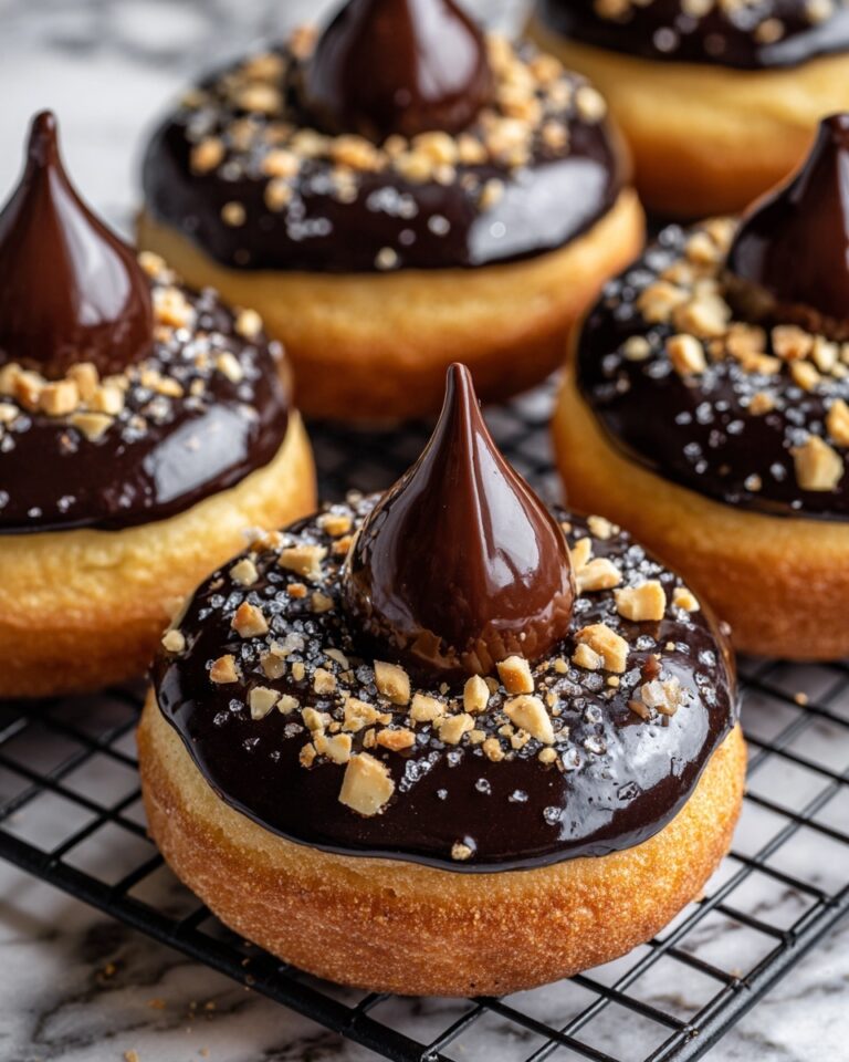Chocolate Hazelnut Cream Doughnuts Recipe