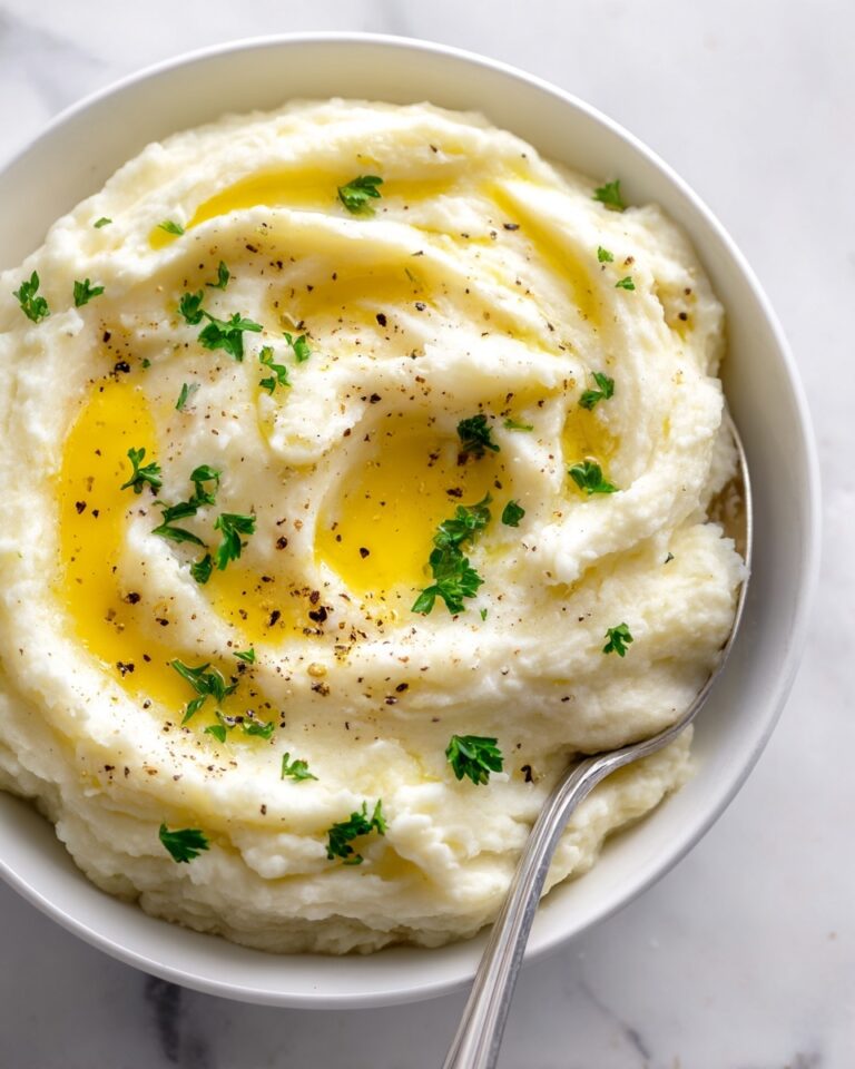 Easy Creamy Cauliflower Mashed Potatoes Recipe