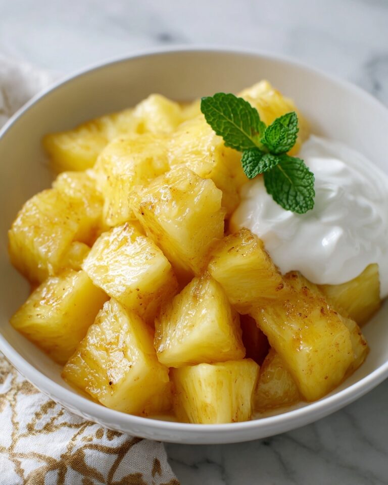 Cinnamon Fried Pineapple Recipe