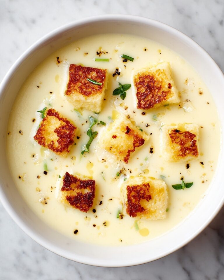 Creamy Roasted Garlic Potato Soup Recipe