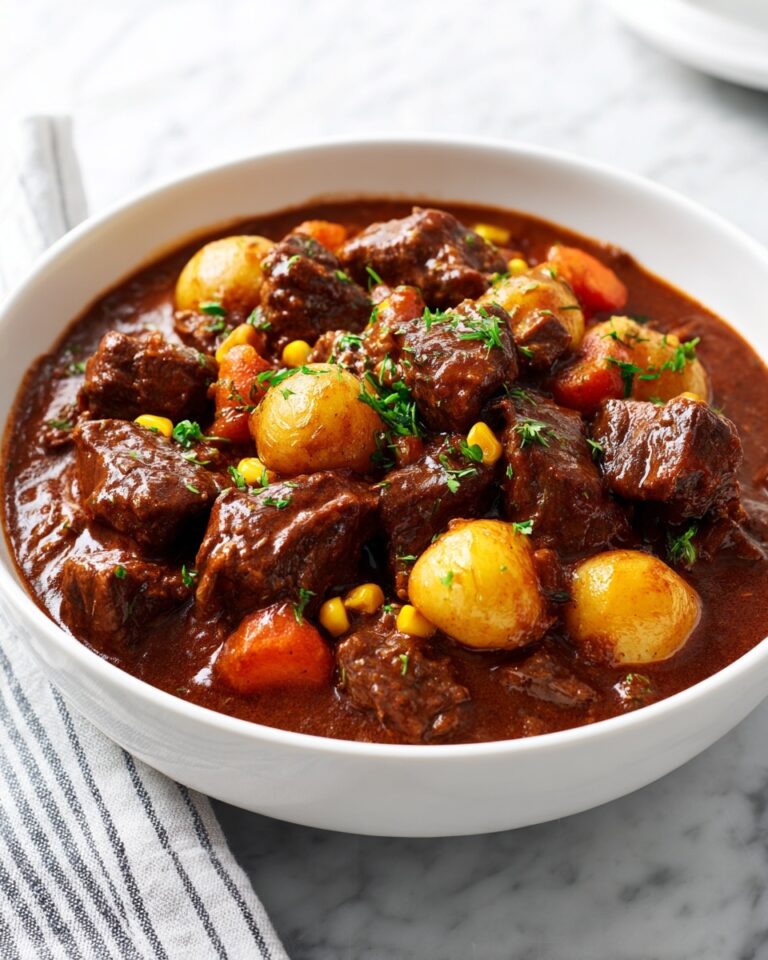 Melt-In-Your-Mouth Beef Stew with Vegetable Ragout Recipe