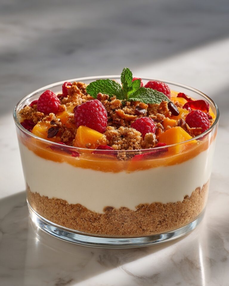 Peach Cobbler Cheesecake Salad Recipe