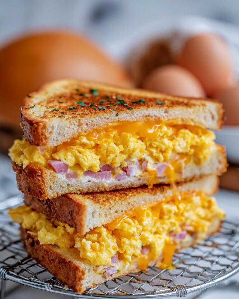 Spicy Cheddar & Cream Cheese Egg Sandwich Recipe