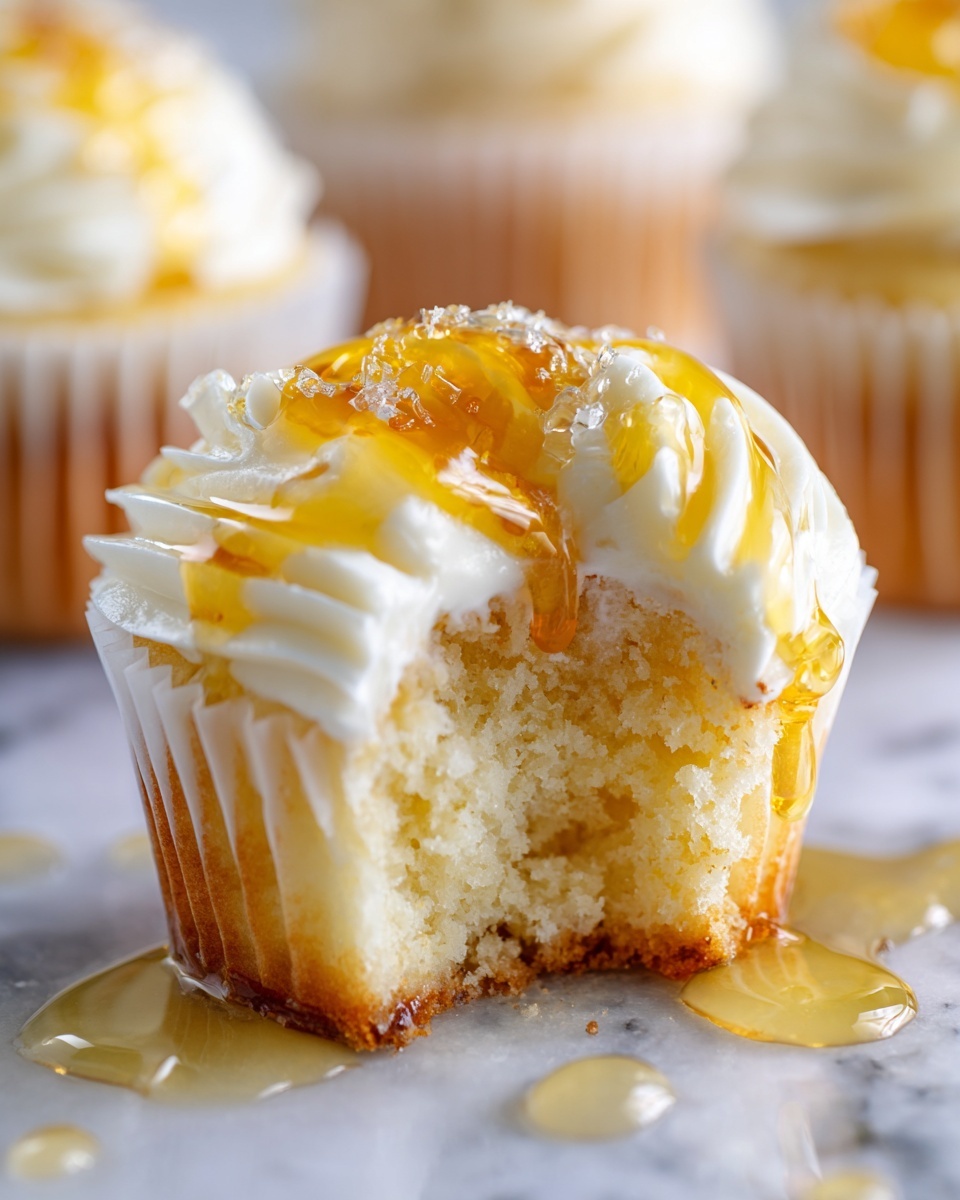 Honey Peach Cream Cheese Cupcakes: A Delightful Summer Treat Recipe - Recipe Image