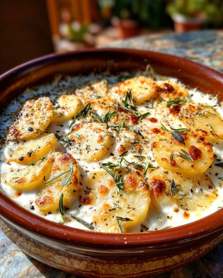 Creamy Cheesy Potatoes with Blend of Cheddar and Mozzarella Recipe