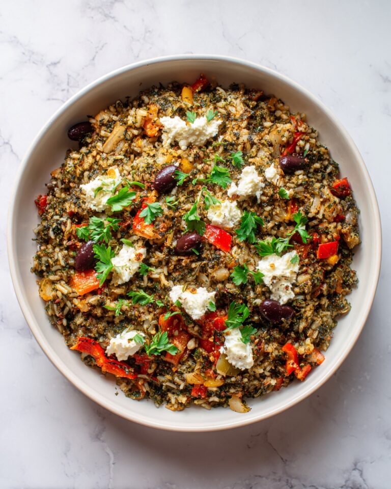 Mediterranean Crispy Rice Salad Recipe